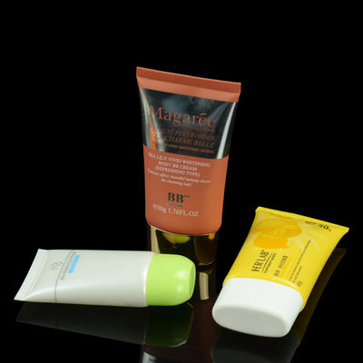 Van de de Handlotion van de douane de Kosmetische Buis Verpakkende Vlakke Ovale Buis