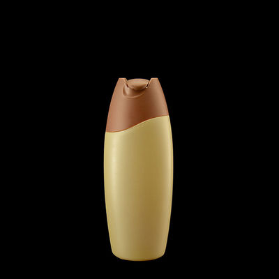 PE 200ml de Lege Plastic Shampoo en het Veredelingsmiddel van de Flessen Gele Fles