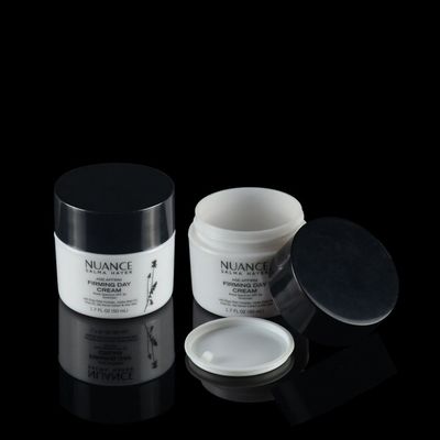 56.2MM 50ml PETG de Kosmetische Kosmetische Containers van de Kruikluxe met ABS Deksel