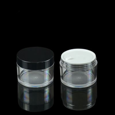 55mm 100ml PETG Kosmetische de Kruik van de Kruikroom Verpakking Etikettering