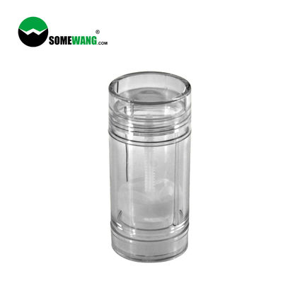 ODM OEM 65ml Geurbestrijdende Stok Cilindrische Duidelijk ALS Fles 65g voor Lichaamsgeur