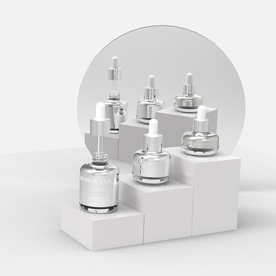 15 30 50ml die de Flessen van de Etherische oliecontainer Kosmetische Verpakking met Druppelbuisje berijpen