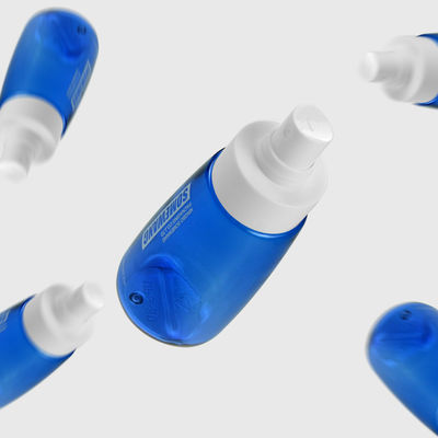 De blauwe Kosmetische Fles van 30ml 60ml 80ml PETG