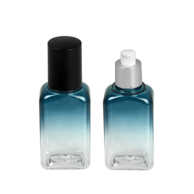de Vierkante Lege Plastic Flessen van 60ml 100ml 120ml voor de Fles van het Lotionserum met Pomp