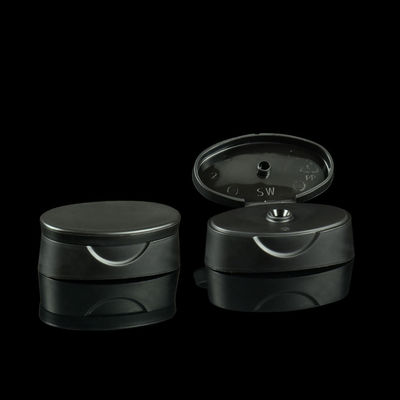 24/400 Zwart Flip Top Cosmetic Plastic Bottle GLB voor Shampoo