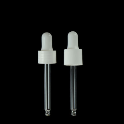 20/410 uitdelende Plastic Kroonkurk-Witte het Druppelbuisjekappen van het Nitrildruppelbuisje voor Etherische olie