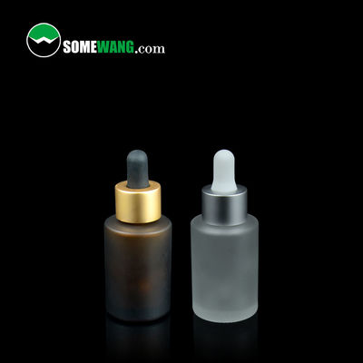 30ml kosmetisch de Etherische oliedruppelbuisje 1.2in van het Serumglas Amber Glass Essential Oil Bottles