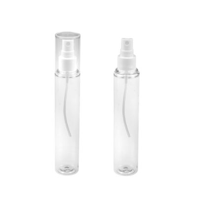 106mm van de de Flessen Grote Dekking 100ml van het Cilinder de Vlakke Huisdier Transparante Plastic Fles