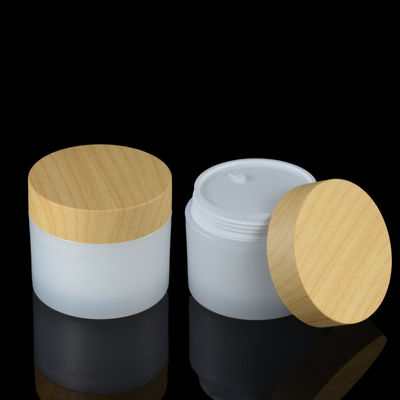 de Roomkruik die van 10g 20g 30g pp OEM van het het Dekselbamboe van de Oogroom de Kosmetische Containers verpakken