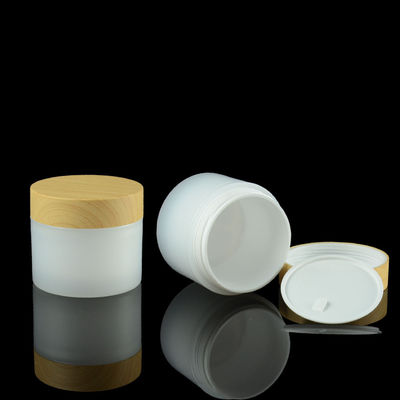 de Roomkruik die van 10g 20g 30g pp OEM van het het Dekselbamboe van de Oogroom de Kosmetische Containers verpakken