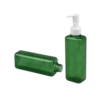 van de de Flessen Vierkante Vorm van 150ml 185ml PETG Kosmetische van de het Lichaamslotion de Pompfles 24/410