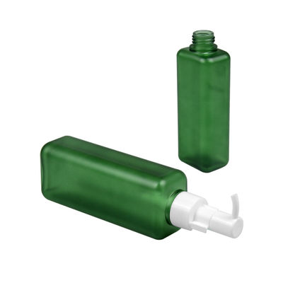 van de de Flessen Vierkante Vorm van 150ml 185ml PETG Kosmetische van de het Lichaamslotion de Pompfles 24/410
