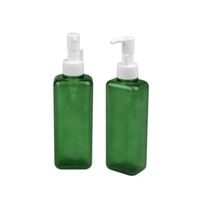 van de de Flessen Vierkante Vorm van 150ml 185ml PETG Kosmetische van de het Lichaamslotion de Pompfles 24/410
