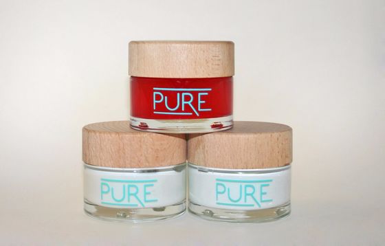 De aangepaste Schoonheidsmiddelen van 30ml 50ml PETG romen Lege Kruik met Gegalvaniseerd Deksel af