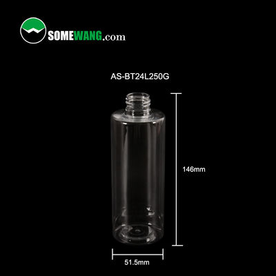 250ml de plastic Fles van de de Lotion Vlakke Schouder van de HUISDIEREN Kosmetische Fles Lege