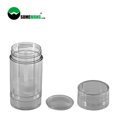 ODM OEM 65ml Geurbestrijdende Stok Cilindrische Duidelijk ALS Fles 65g voor Lichaamsgeur