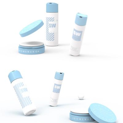 HDPE van 120ml 240ml Kosmetische Lotionfles met Dubbele Muur schijf-Bovenkant GLB
