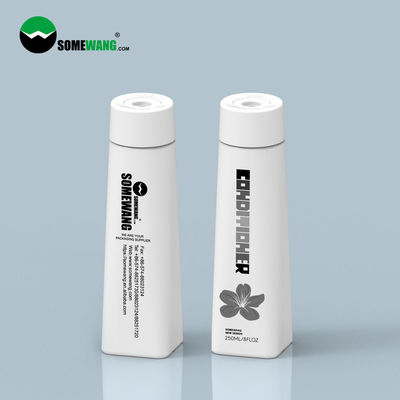Aangepaste PE Kosmetische de Samendrukkingsfles 250ml van de Flessen Lekvrije Shampoo