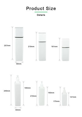 PE van 300ml 400ml 500ml Fles met de Buitenfles van de Dekkingsshampoo