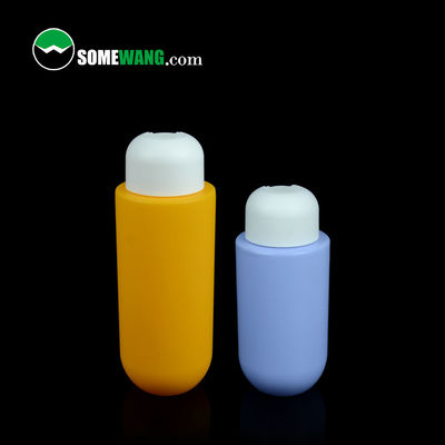 Aangepaste Kleurenhdpe Vlakke Schouder om Kosmetische 300ml 400ml de Lotion van de Bodemfles Verpakking