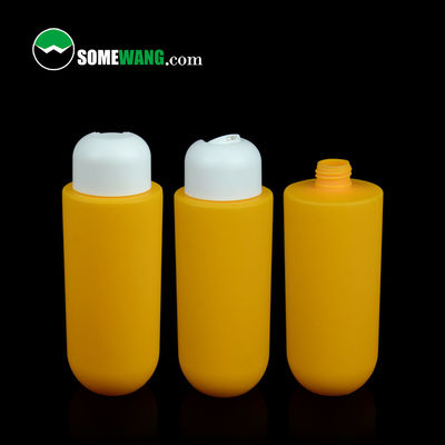 Aangepaste Kleurenhdpe Vlakke Schouder om Kosmetische 300ml 400ml de Lotion van de Bodemfles Verpakking